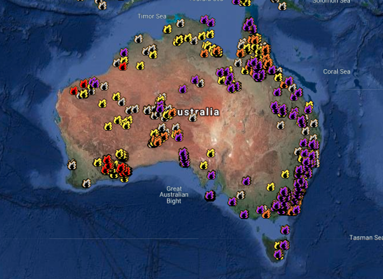 How to monitor the bushfires raging across Australia