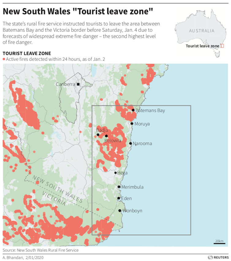 How to monitor the bushfires raging across Australia