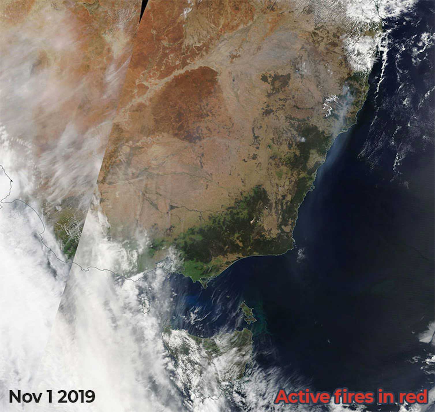 This Crisis Has Been Unfolding For Years 4 Photos Of Australia From Space Before And After The Bushfires