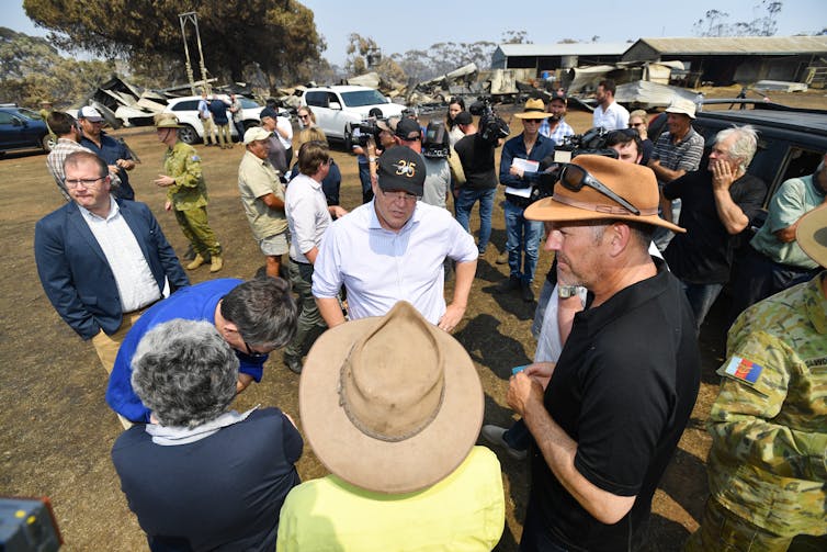 How should leaders respond to disasters? Be visible, offer real comfort – and don't force handshakes