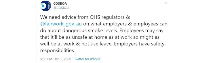 What employers need to know: the legal risk of asking staff to work in smokey air