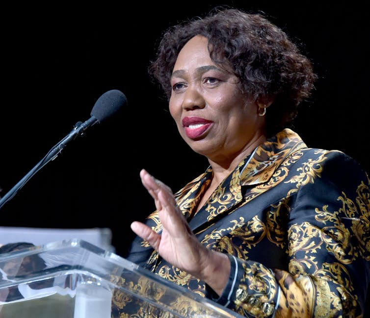 Basic Education Minister Angie Motshekga announces South Africa’s 2019 matric results and congratulates top achievers. Flickr/GCIS