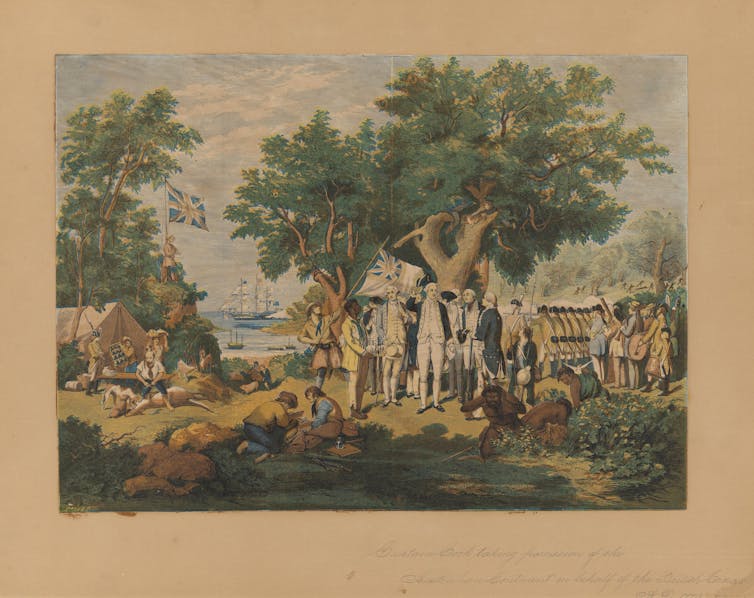 Terra nullius interruptus: Captain James Cook and absent presence in First Nations art