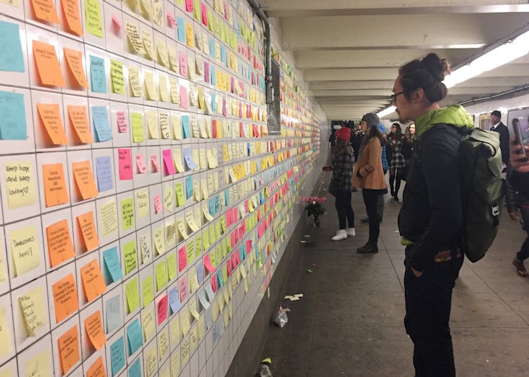 'Lennon Walls' herald a sticky-note revolution in Hong Kong