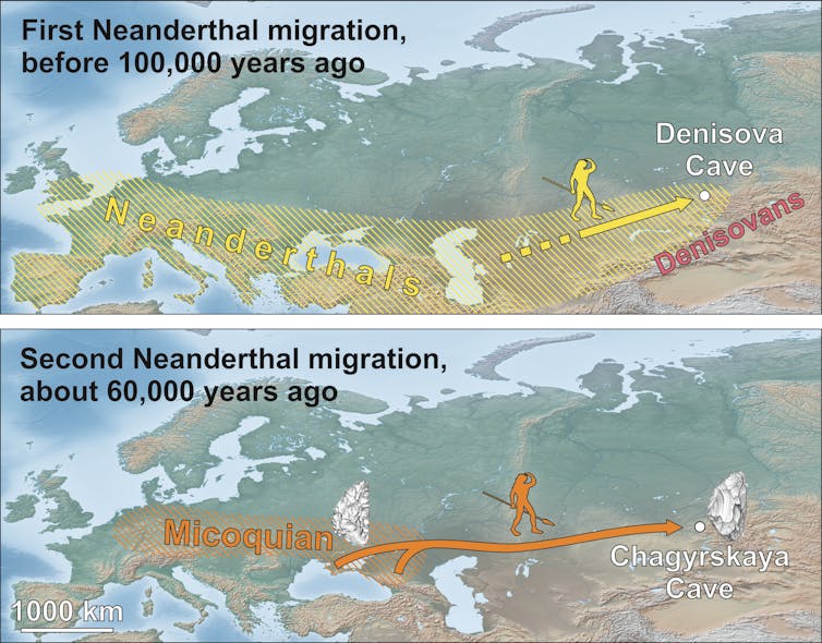 Stone tools reveal epic trek of nomadic Neanderthals