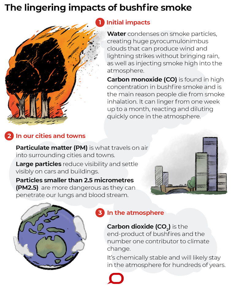 Bushfire smoke is everywhere in our cities. Here's exactly what you are inhaling