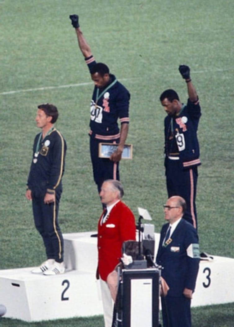 The Olympics have always been a platform for protest. Banning hand gestures and kneeling ignores their history