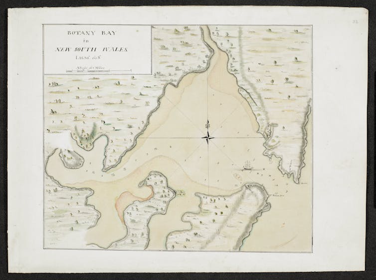 how Botany Bay was chosen over Africa as a new British penal colony