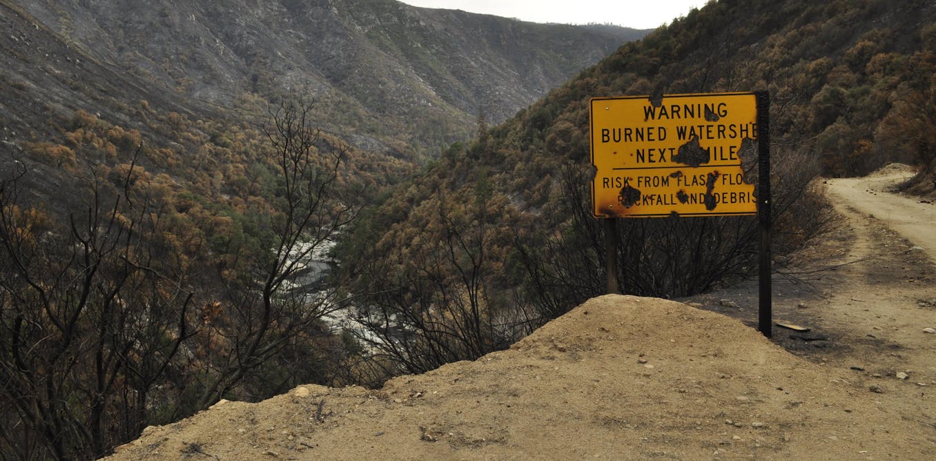 Buried in mud: Wildfires threaten North American water supplies - The Conversation CA