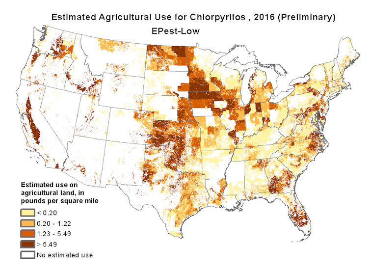 Why California is banning chlorpyrifos, a widely-used pesticide: 5 questions answered