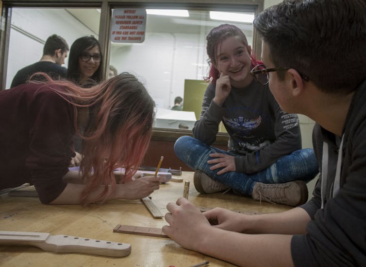 Teaching kids how to make guitars can get them hooked on engineering