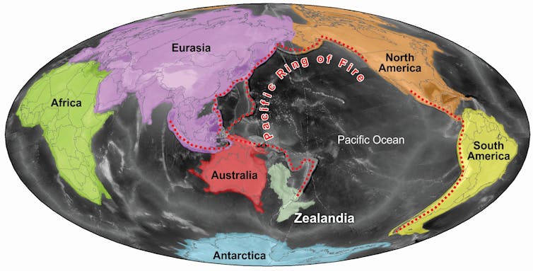 Expedition reveals the violent birth of Earth’s hidden continent Zealandia, forged in a ring of fire