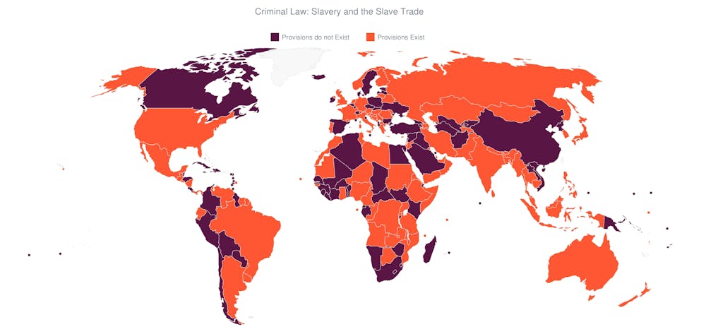 Slavery Is Not A Crime In Almost Half The Countries Of The World