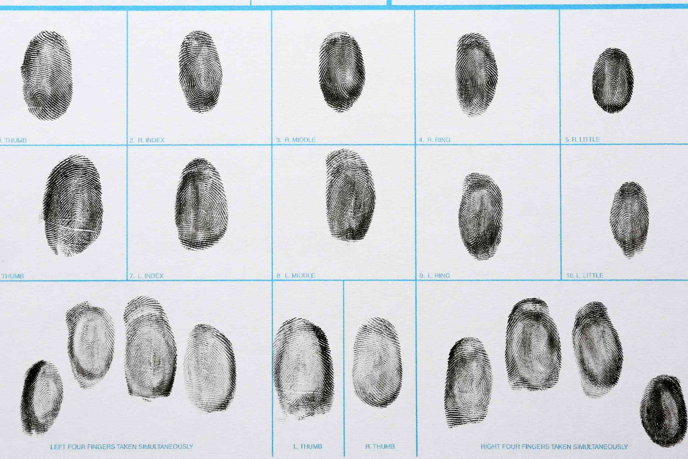 How did I get my own unique set of fingerprints?