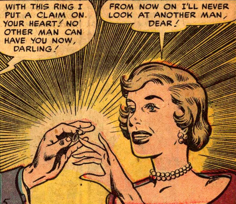 America’s postwar fling with romance comics