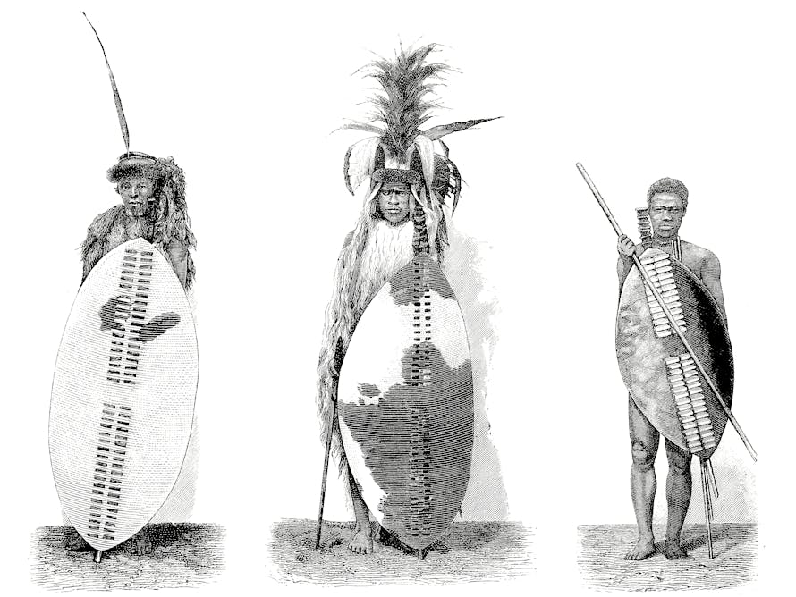 shaka zulu drawings