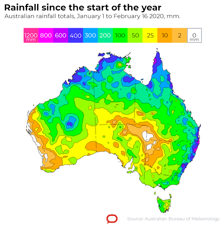 Rain has eased the dry, but more is needed to break the drought