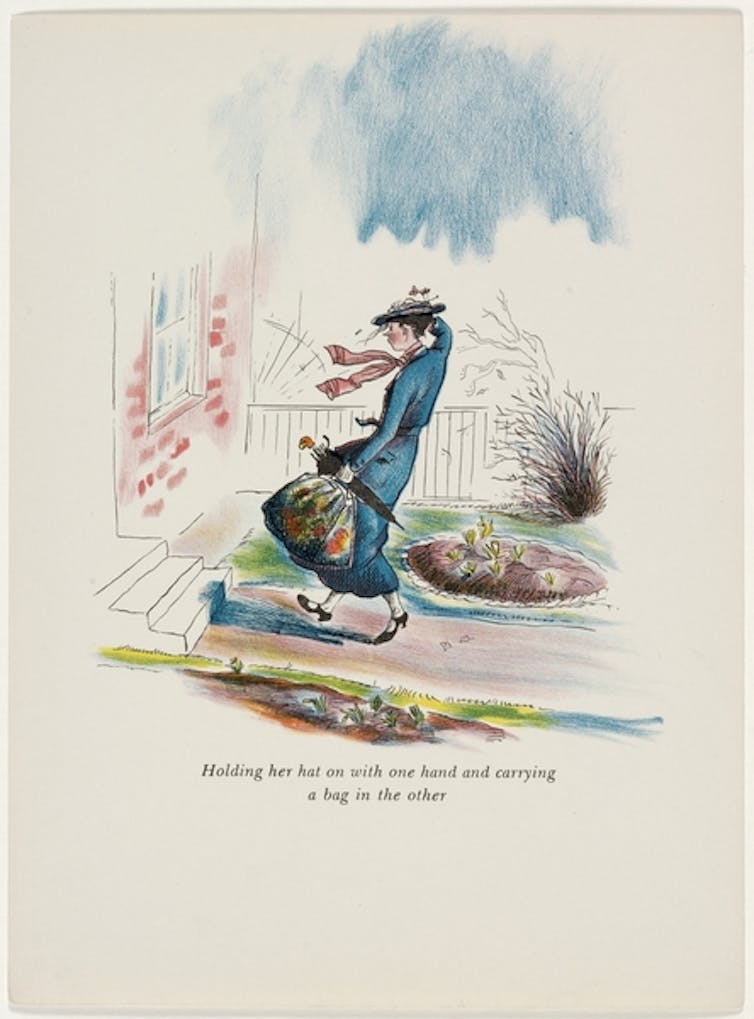 the artist who brought Mary Poppins to life