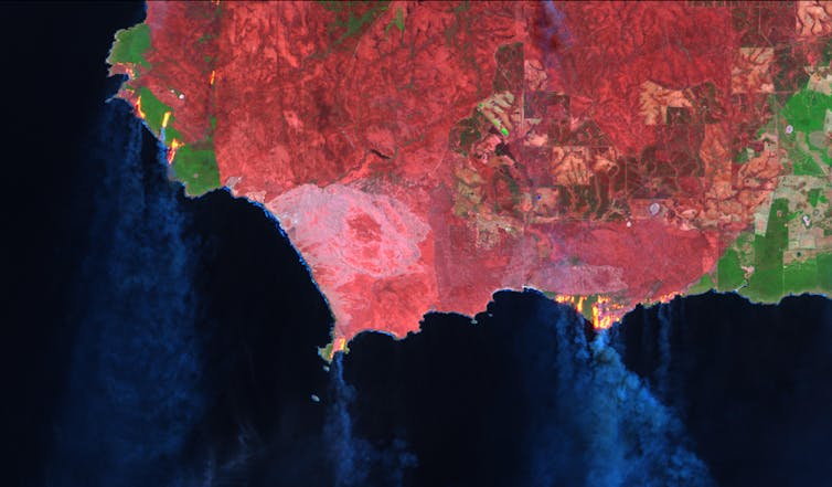 I made bushfire maps from satellite data, and found a glaring gap in Australia's preparedness