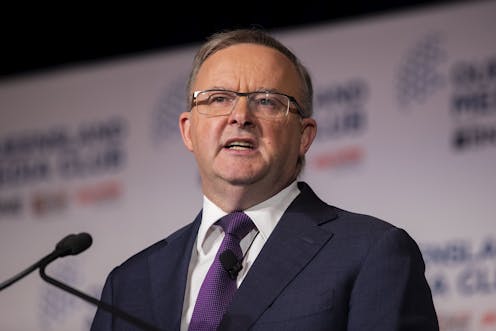 Albanese pledges Labor government would have 2050 carbon-neutral target