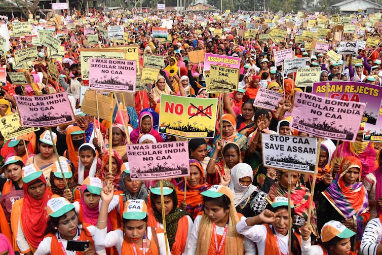 Indian women protest new citizenship laws, joining a global 'fourth wave' feminist movement