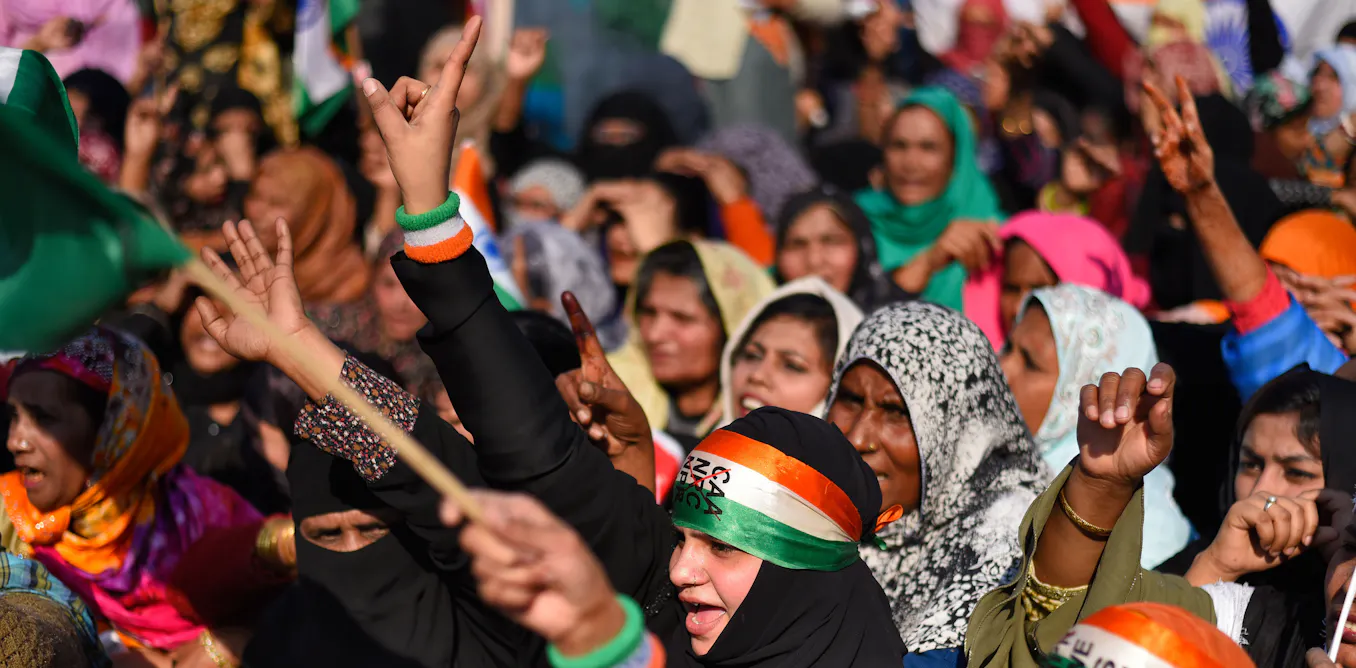 Indian women protest new citizenship laws, joining a global 'fourth ...