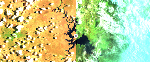 'It is quite startling': 4 photos from space that show Australia before and after the recent rain