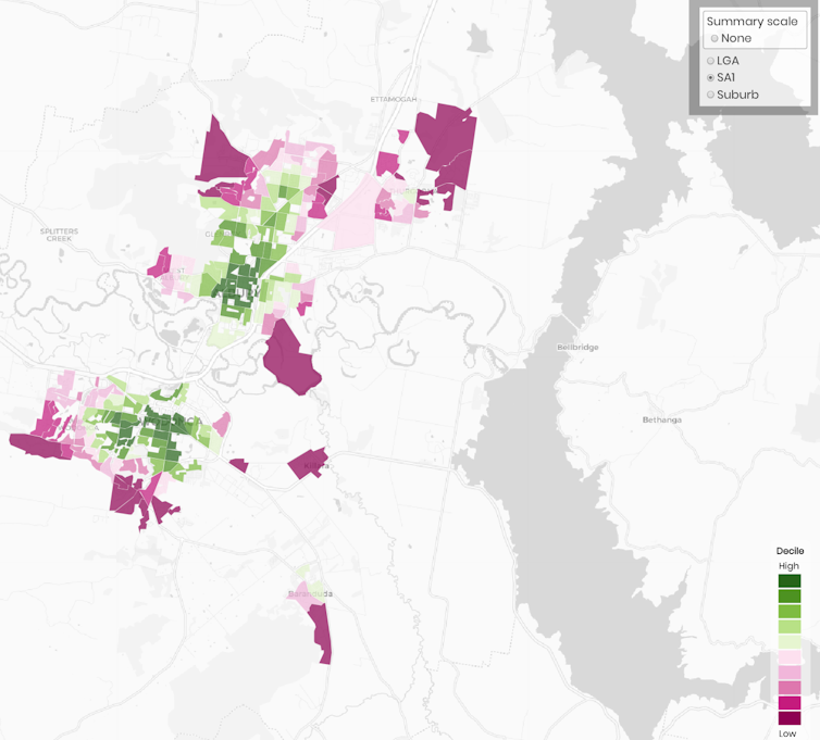 The average regional city resident lacks good access to two-thirds of community services, and liveability suffers