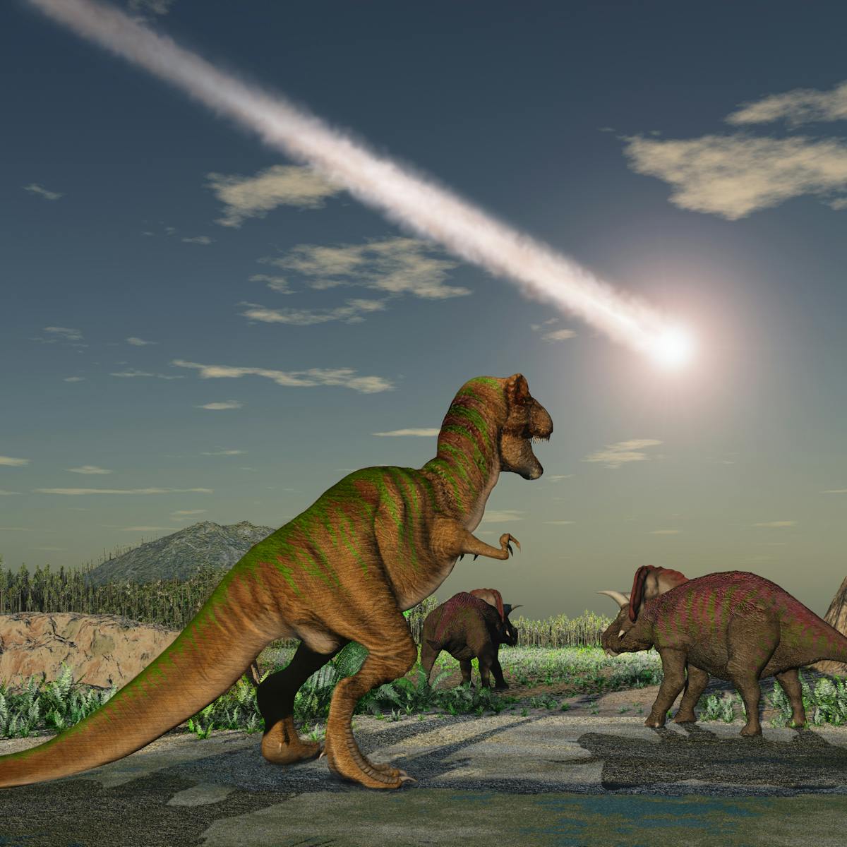 Curious Kids: What effect did the asteroid that wiped out the dinosaurs  have on plants and trees?