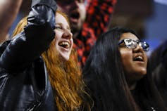 Women, including young women of colour, are among those who have been energized by Sanders. Supporters are seen here in South Carolina.