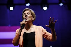 Elizabeth Warren is also at odds with the Third Way.