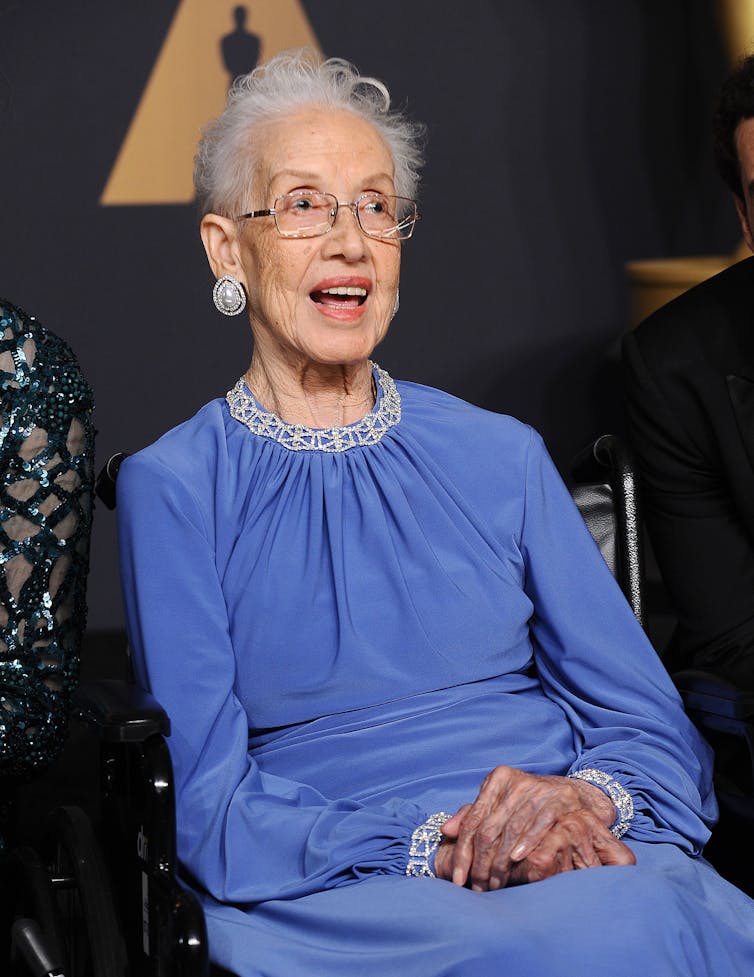 Surely a hero of hope – NASA mathematician Katherine Johnson at the 89th Academy Awards, February 2017. Getty Images / Jason LaVeris / FilmMagic