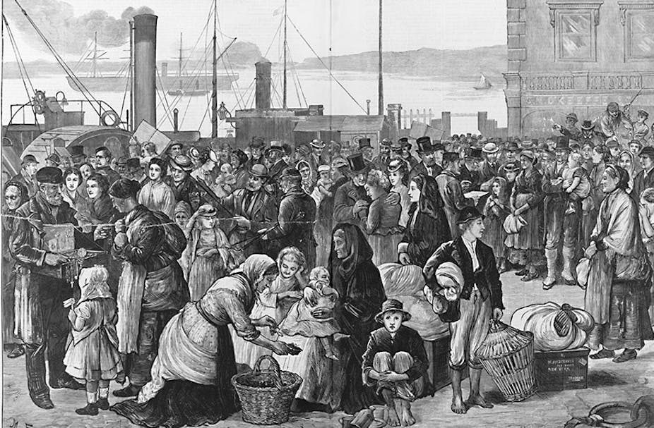 Forgotten diaspora: remembering the pregnant Irish women who fled to America  in 19th century