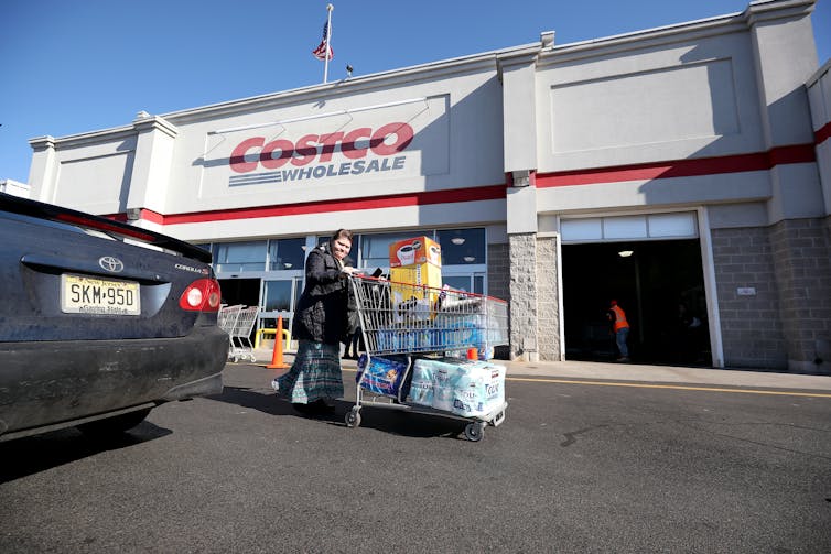 There's plenty of toilet paper in the US – so why are people hoarding it?