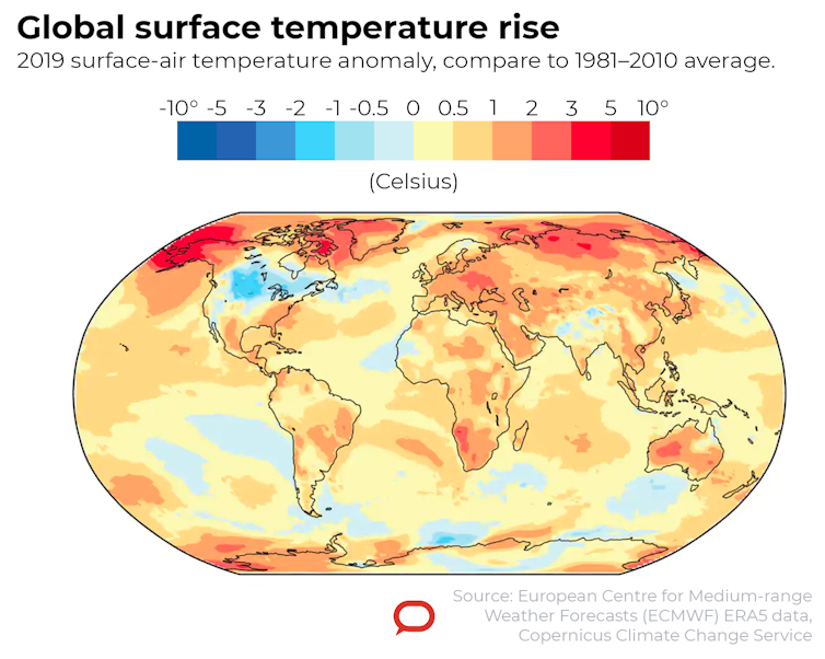 the last five years were the warmest ever recorded