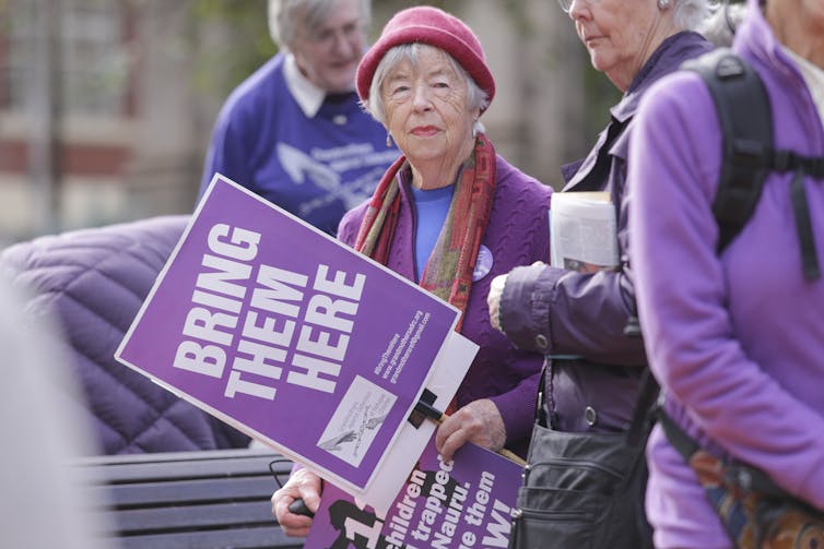 today's grandmothers grew up protesting. Now they have nothing to lose