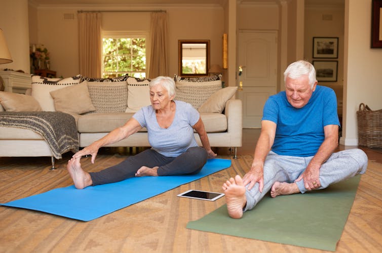 For older people and those with chronic health conditions, staying active at home is extra important – here's how