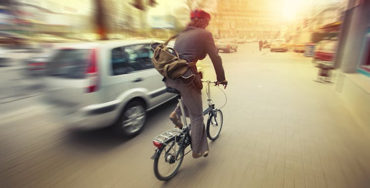 Road safety - car and bicycle