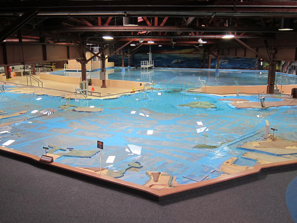 The San Francisco Bay Model was built in the 1950s to study the effects of ...
