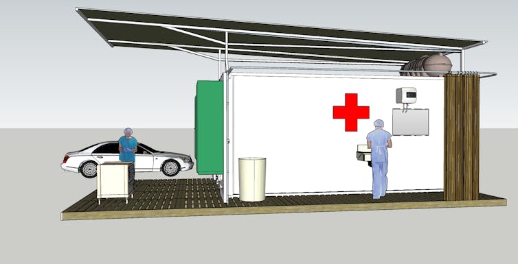 Hospital beds and coronavirus test centres are needed fast. Here's an Australian-designed solution