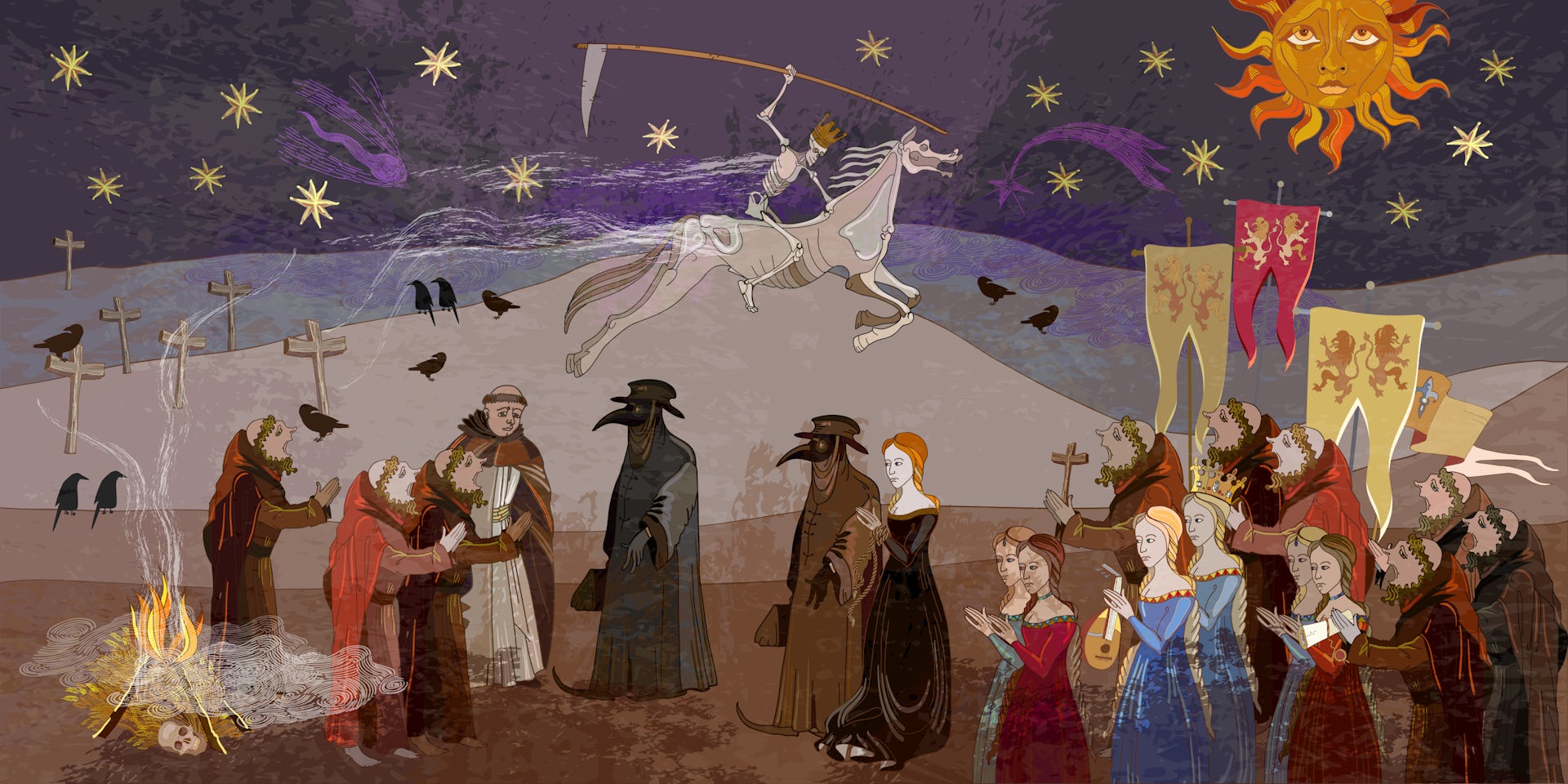 This isn't the first global pandemic, and it won't be the last. Here's what we've learned from 4 others throughout history