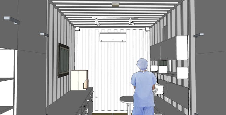 Hospital beds and coronavirus test centres are needed fast. Here's an Australian-designed solution