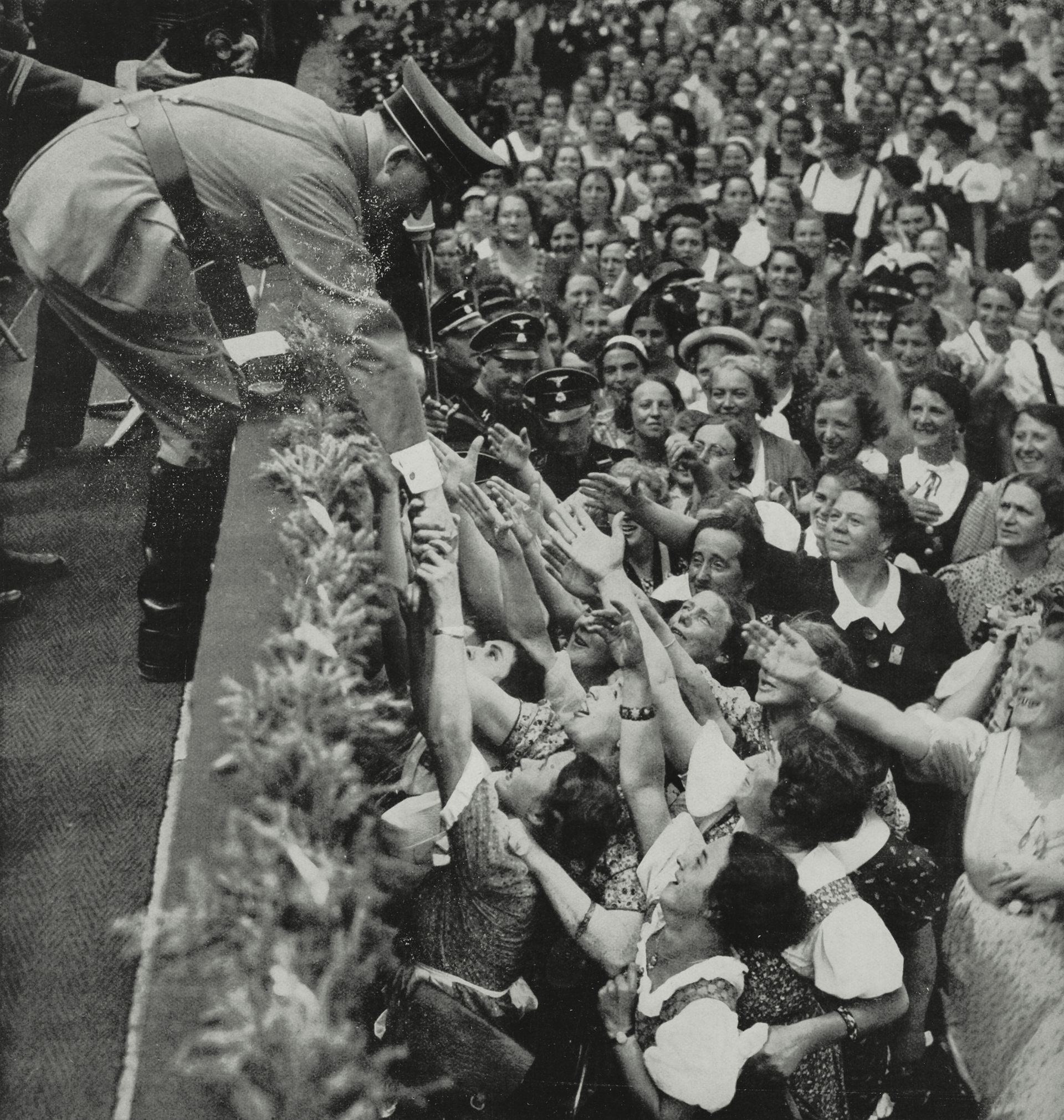 hitler holding up a bible