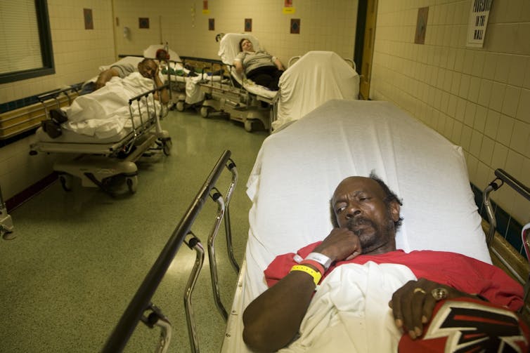 Wait times remain stubbornly long in hospital emergency rooms