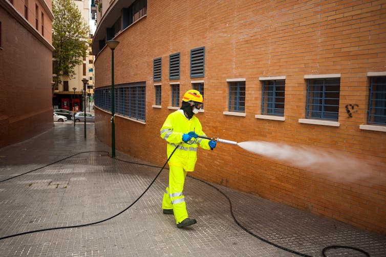 Sanitising the city: does spraying the streets work against coronavirus?