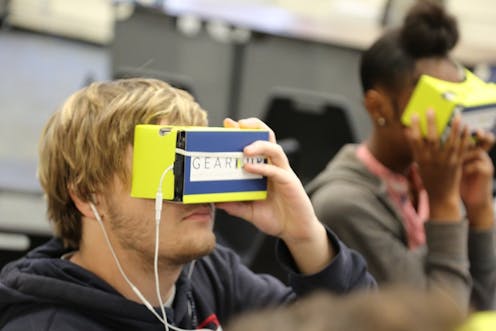 Virtual reality campus visits let students connect with colleges during COVID-19