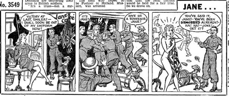 VE Day as reported by British newspapers: relief, joy and a saucy comic  strip
