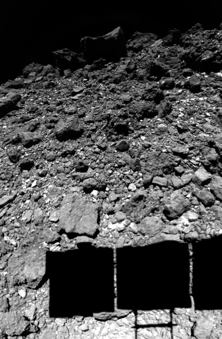 Touching the asteroid Ryugu revealed secrets of its surface and changing orbit