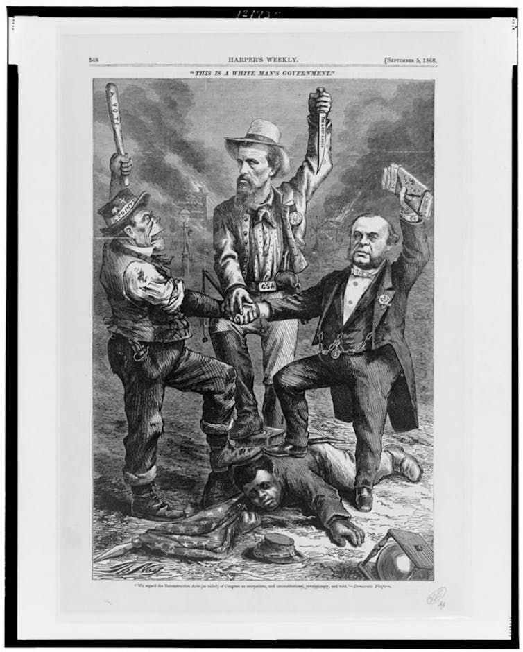 US Capitol protesters, egged on by Trump, are part of a long history of white supremacists hearing politicians' words as encouragement