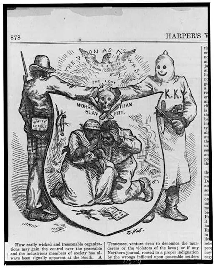 US Capitol protesters, egged on by Trump, are part of a long history of white supremacists hearing politicians' words as encouragement